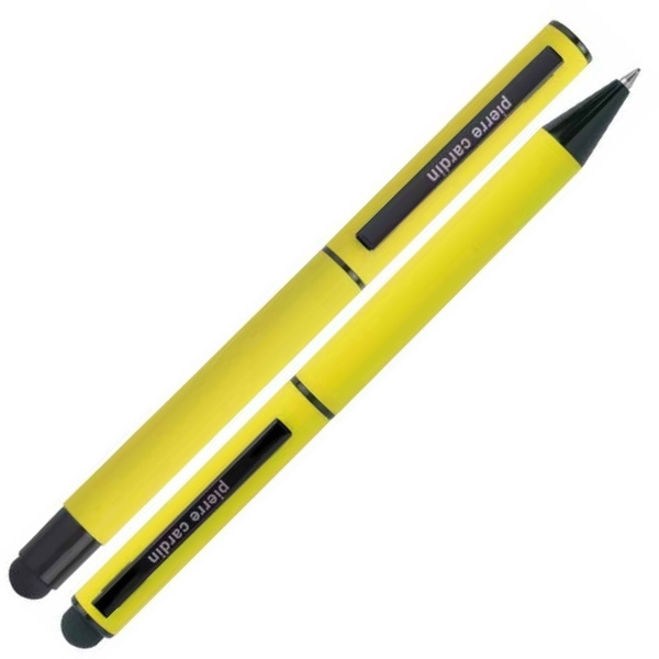 Logotrade Firmengeschenke das Foto: Schreibset Touchpen, Soft Touch CELEBRATION Pierre Cardin