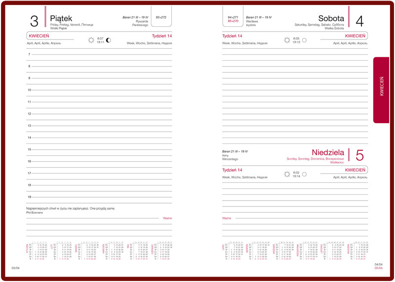 Logotrade Werbeartikel das Foto:  Kalender 642016