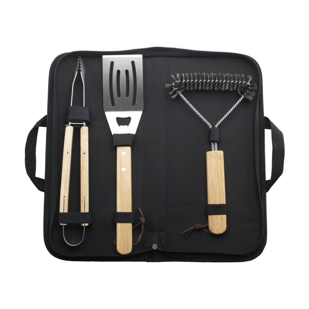 Logotrade Werbegeschenke das Foto: Verano BBQ-Set Grillset