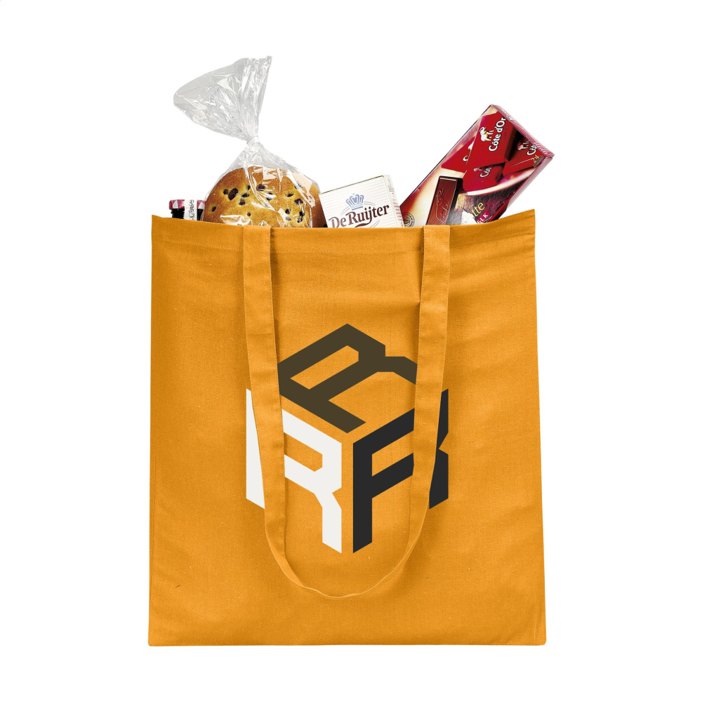 Logotrade Werbeartikel das Foto: Shoppy Colour Bag (135 g/m²) Baumwolltasche