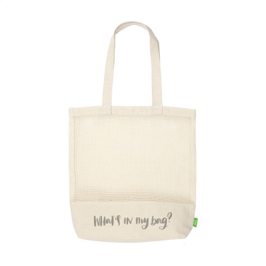 Logotrade werbemittel das Foto: Natura Organic Mesh Shopper (180 g/m²) Einkaufstasche