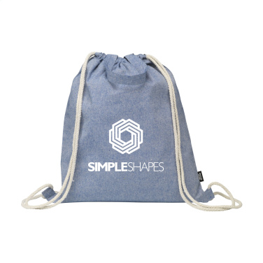 Logotrade Geschäftsgeschenke das Foto: GRS Recycled Cotton PromoBag Plus (180 g/m²) Rucksack