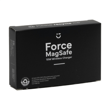 Logotrade werbemittel das Foto: Force MagSafe 10W recyceltes kabelloses Ladegerät