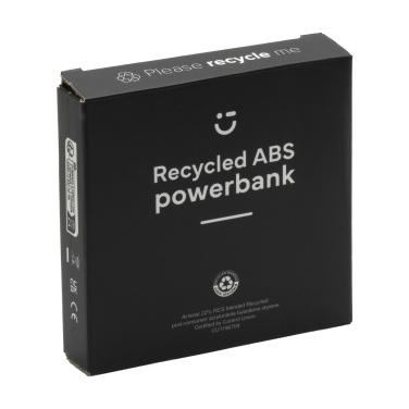 Logotrade Geschäftsgeschenke das Foto: Compact 5000 RCS Powerbank aus recyceltem ABS