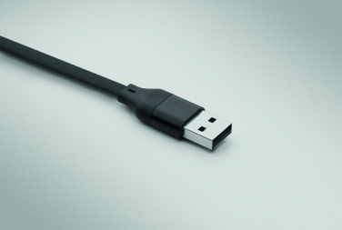 Logotrade Logogeschenke das Foto: Schlüsselring mit 60W Kabel