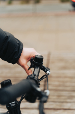 Logotrade Werbeartikel das Foto: Pedalfinder Fahrradklingel mit weltweiter Ortung