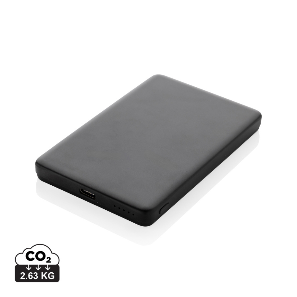 Logotrade werbemittel das Foto: Orion 5.000mAh 5W magnetische Powerbank aus RCS rec. Alu