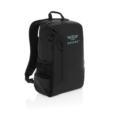 Logotrade Werbegeschenke das Foto: Lima Aware™ RPET wasserabweisender 15,6" Laptop-Rucksack