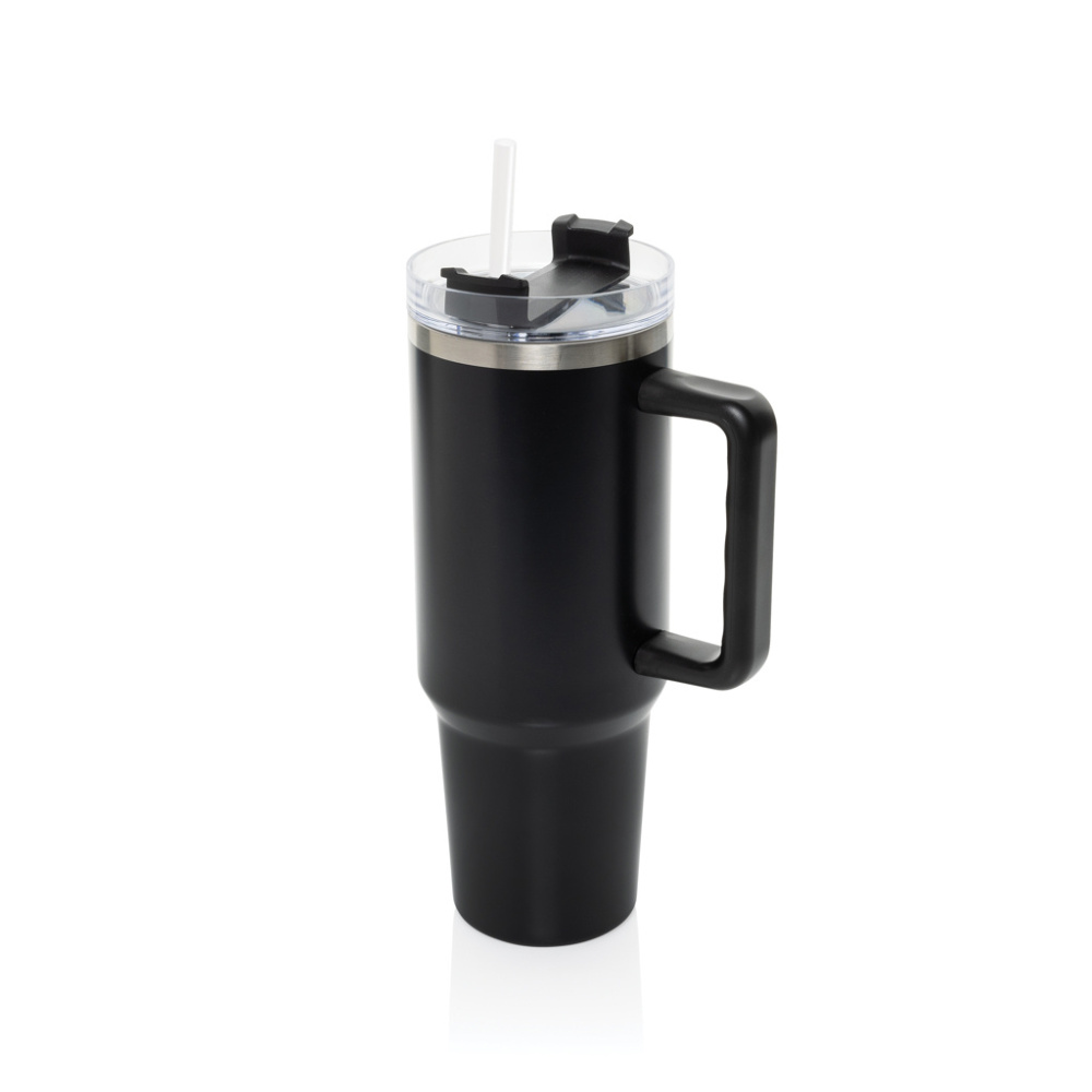 Logotrade Werbegeschenke das Foto: Stadley Becher aus RCS recyceltem Sainless Steel 1200ml