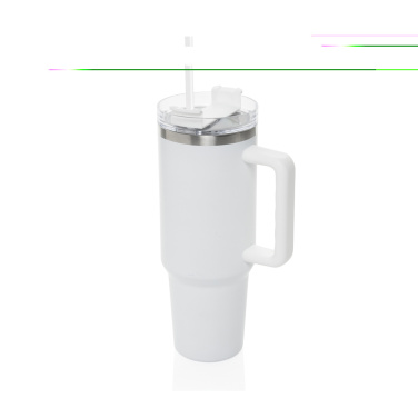 Logotrade werbemittel das Foto: Stadley Becher aus RCS recyceltem Sainless Steel 1200ml