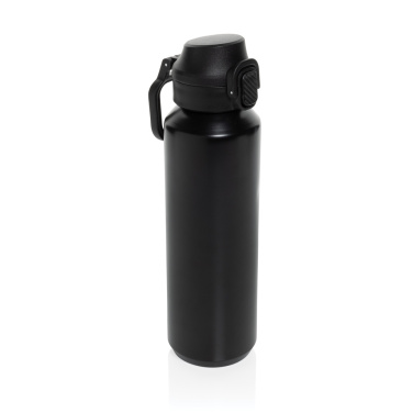 Logotrade werbemittel das Foto: Via RCS Re-Steel Sportflasche mit Verschluss, 600ml