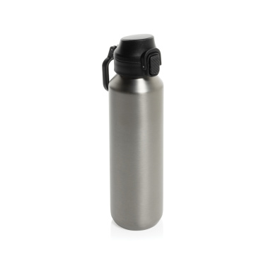 Logotrade Firmengeschenke das Foto: Via RCS Re-Steel Sportflasche mit Verschluss, 600ml