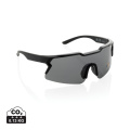 SproShield RCS Sportbrille mit polarisierten Gläsern, Schwarz