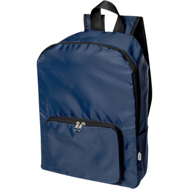 Logotrade werbemittel das Foto: EcoFold faltbarer RPET Rucksack 15 L