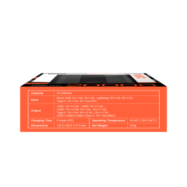 Logotrade Werbeartikel das Foto: POWERBANK SILICON POWER QP55 10000 MAH