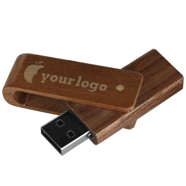 Logotrade Geschäftsgeschenke das Foto: USB-Stick aus Holz
