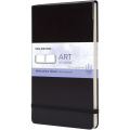 Moleskine Large Art Aquarellbuch, Tiefschwarz