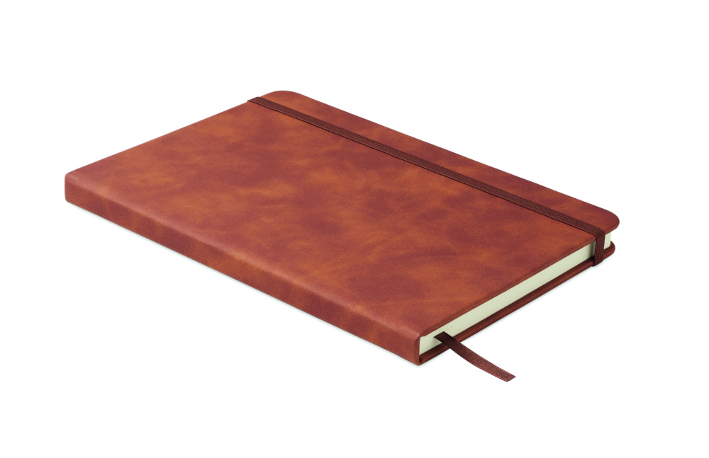 Logotrade Werbeartikel das Foto: DIN A5 Smokey Notizbuch PU