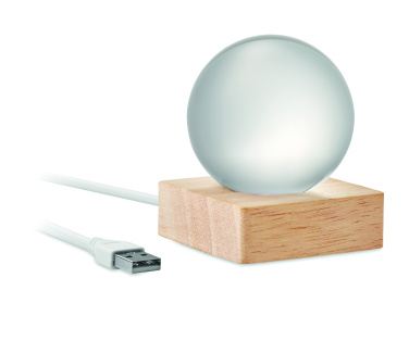 Logotrade Werbeartikel das Foto: LED-Glaskugel