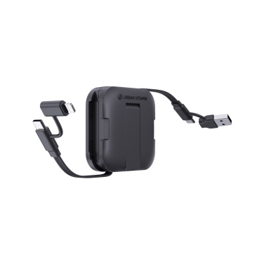 Logotrade werbemittel das Foto: Urban Vitamin San Jose 100W-Halter mit einziehbarem Kabel