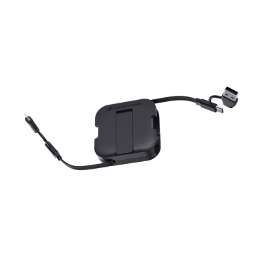 Logotrade Werbeartikel das Foto: Urban Vitamin San Jose 100W-Halter mit einziehbarem Kabel