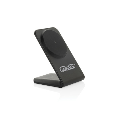 Logotrade Firmengeschenke das Foto: VoltPerch 15W magnetischer Wireless Charger aus RCS rec. ABS