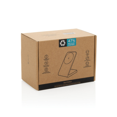 Logotrade werbemittel das Foto: VoltPerch 15W magnetischer Wireless Charger aus RCS rec. ABS
