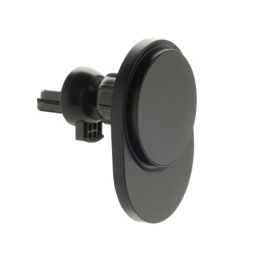 Logotrade Werbeartikel das Foto: PowerCruze magnetischer 15W Autohalter aus RCS rec. ABS
