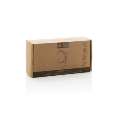 Logotrade Werbegeschenke das Foto: PowerCruze magnetischer 15W Autohalter aus RCS rec. ABS