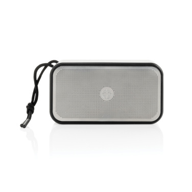 Logotrade Werbegeschenke das Foto: Swiss Peak 10W Basslautsprecher aus recyceltem Aluminium