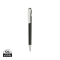 Glide GRS-zertifizierter rABS Stift mit Metallclip, Schwarz