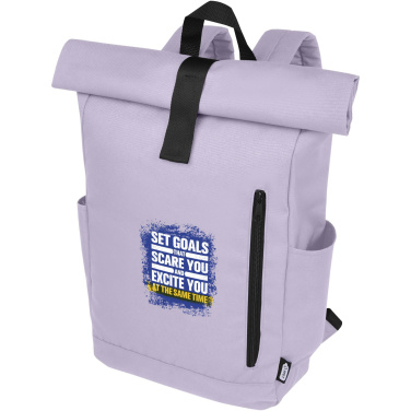Logotrade Geschäftsgeschenke das Foto: Byron 15,6" GRS RPET Roll-Top Rucksack 18 L