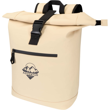 Logotrade Firmengeschenke das Foto: Resi Plus 15" GRS-recycelter Rolltop Rucksack 18 L