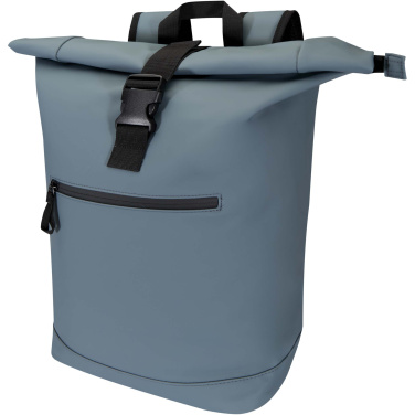 Logotrade Firmengeschenke das Foto: Resi Plus 15" GRS-recycelter Rolltop Rucksack 18 L
