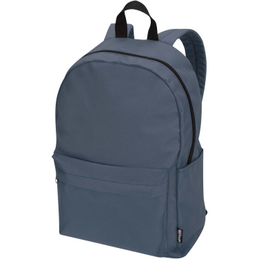 Logotrade Werbeartikel das Foto: Byron 14" GRS-recycelter City Laptop Rucksack 14 L