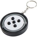 Spinx Gyroskop Fidget Schlüsselanhänger aus recyceltem Kunststoff, Tiefschwarz