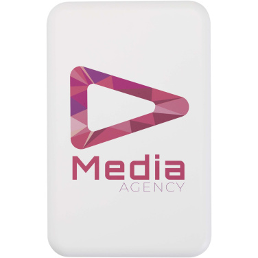 Logotrade Logogeschenke das Foto: Acrab 15 W 10.000 mAh magnetische kabellose Powerbank mit 20 W PD aus recyceltem Kunststoff