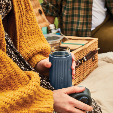 Logotrade Logogeschenke das Foto: Black+Blum Glas-Reisebecher 340ml