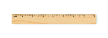 Logotrade Werbeartikel das Foto: Holzlineal 20cm