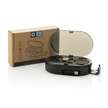 Logotrade Firmengeschenke das Foto: Chargevix Multifunktionales 60W-Lade-Set aus RCS rPlastic