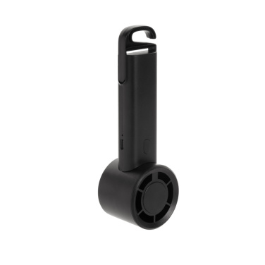 Logotrade Firmengeschenke das Foto: Twist wiederaufladbarer tragbarer Ventilator aus RCS rABS