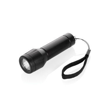 Logotrade Logogeschenke das Foto: Flara USB-aufladbare Taschenlampe aus RCS recyceltem ABS