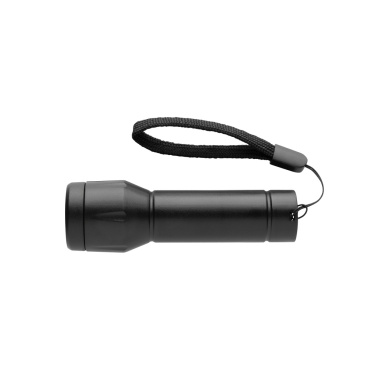Logotrade Werbegeschenke das Foto: Flara USB-aufladbare Taschenlampe aus RCS recyceltem ABS