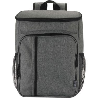 Logotrade Firmengeschenke das Foto: Tundra GRS recycelter Picknickkühlrucksack mit Besteckset 20L