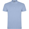 Star Poloshirt für Herren, Himmelblau