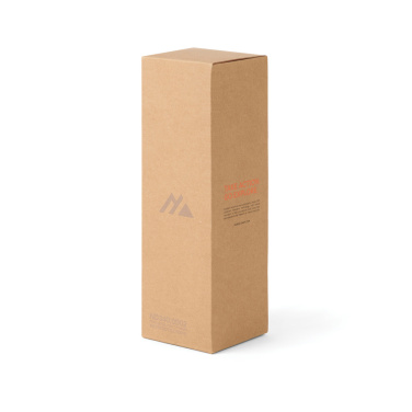 Logotrade Werbeartikel das Foto: Nordic Drift Trail Ultraleichte Titan-Wasserflasche 600ml