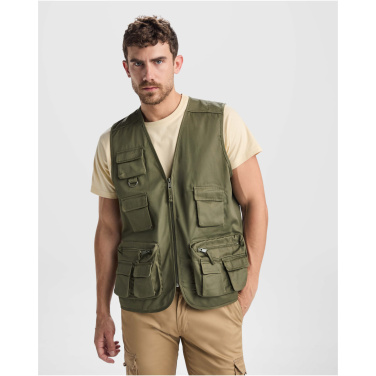 Logotrade werbemittel das Foto: Venera Arbeitsweste mit V-Ausschnitt und mehreren Taschen, 200 g/m2