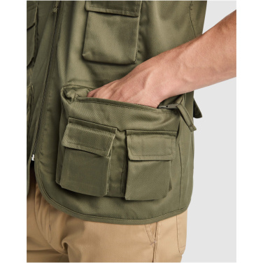Logotrade werbemittel das Foto: Venera Arbeitsweste mit V-Ausschnitt und mehreren Taschen, 200 g/m2