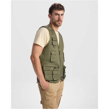 Logotrade Werbegeschenke das Foto: Venera Arbeitsweste mit V-Ausschnitt und mehreren Taschen, 200 g/m2