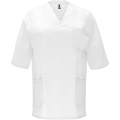 Panacea Kurzärmeliges Arbeitshemd, 160 g/m2, unisex, Weiß